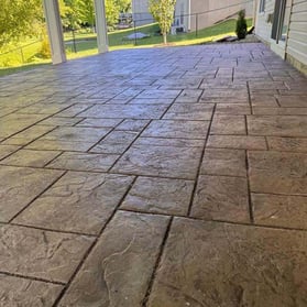 Stamped Patio